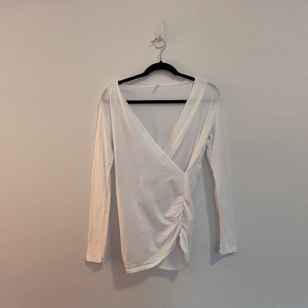 Lanston White Wrap Top